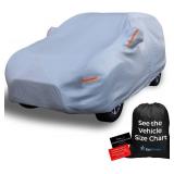EzyShade 10-Layer SUV Car Cover Waterproof All Weather. See Vehicle Size-Chart for Accurate Fit. Outdoor Full Exterior Covers for Automobiles Heavy Duty Tarp Jeep Rav4 CRV. Size S3 (See SizeChart) - R