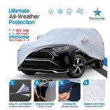 EzyShade 10-Layer SUV Car Cover Waterproof All Weather. See Vehicle Size-Chart for Accurate Fit. Outdoor Full Exterior Covers for Automobiles Heavy Duty Tarp Jeep Rav4 CRV. Size S3 (See SizeChart) - R