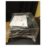 Urackify Large Dish Drying Rack - 304 Stainless Steel Dish Rack for Kitchen Counter, Extendable Dish Drainers with Cutlery & Cup Holders, Black - Retail: $50