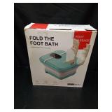 UNIFULL Collapsible Foot Spa Bath with Heat and Massage Rollers, Bubble, Foot Pedicure Kit, Temperature Control, Red Light, Pedicure Foot Spa, Foot Bath - Retail: $46