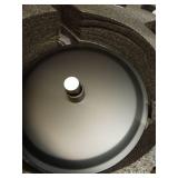 All-Metal Outdoor Shower Fixture,3 Functions Handle Tub Rainfall Shower Faucet Sets with Dial Thermometer Brass Valve, Black Exposed Shower System with 10