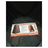 Pop Up Pod - Privacy Shower Tent, Dressing Room, or Portable Toilet Stall with Carry Bag for Camping, Beach, or Tailgate by Wakeman Outdoors (Black) - Retail: $31