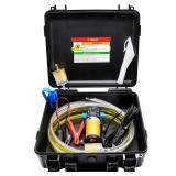 Steauty 12V Fuel Transfer Pump Set, Moves Up to 85 Gallons Of Gas or Diesel Per Hour with Upgraded Carrying Case & Pulley Lead Pipe, for Vehicles, Boats, Equipment, Gasoline, Diesel (70W Boost Kit) - 