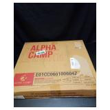 ALPHA CAMP Stadium Seat Chair for Bleachers with Back & Arm Rest (Black Grey) - Retail: $50