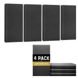 Acoustic Panels Sound Absorbing: 4 pcs Large Acoustic Wall Panels 23.6â³ Ã 11.8â³ Ã 1.37â³ Soundproof Wall Panels Exquisite Sound Panels Self-Adhesive Acoustic Panels for Studios Off