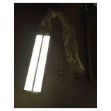 Motumen Led Desk Lamp for Home Office, Eye-Care Architect Light with Clamp, Smart Double Head Computer Monitor Table Clip Lamp, Adjustable Flexible Goose-Neck, 25 Lighting Models, Task Lamp, Black TES