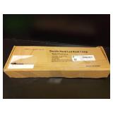 Motumen Led Desk Lamp for Home Office, Eye-Care Architect Light with Clamp, Smart Double Head Computer Monitor Table Clip Lamp, Adjustable Flexible Goose-Neck, 25 Lighting Models, Task Lamp, Black TES