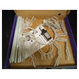 Hopolon Outdoor Halloween Decorations Lights, 3PACK Halloween Spider Pathway Lights 229LED Plug-in Purple Garden Light Walkway with 8Modes Timer Waterproof for Holiday Home Garden Yard Party Decor TES