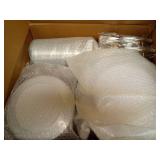 BESTVIP 700 PCS Silver Dinnerware Set for 100 Guests, Plastic Dinnerware Set for Party, Wedding, Christmas, Halloween, Include: 200 Plastic Plates, 100 Silver Silverware, 100 Cups, 100 Paper Napkins -