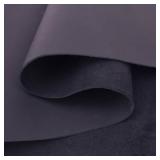 2.0MM Thick Tooling Leather Square 5-6OZ Genuine Top Full Grain Cow Skins Leather Sheets for Crafts Tooling Sewing (Black (2.0mm Full Grain), 68