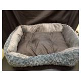 JOEJOY Rectangle Dog Bed for Large Medium Small Dogs - Washable Orthopedic Sofa Bed, Soft Breathable Puppy & Pet Cuddler, Durable Calming Dog Bed with Anti-Slip Bottom, Multiple Sizes, Dark Grey - Ret