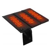 JLDTOP Heated Seat Cushion Foldable Seat Cover Pads Stadium Seats for Office Outdoor Camping Hiking (Black) - Retail: $21