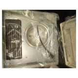 13.8 IN Bathroom Exhaust Fan with Light and Heater 1800W, 4 in 1 220 CFM Bathroom Exhaust Fan with Heater, 12W LED Light, Metal Housing 1.0 Sone with Heating, Ventilation, Remote Control - Retail: $16