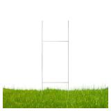 TN Supplies Yard Sign Stakes 30\"x10\" - H Stakes for Yard Signs, H Wire Frames for Outdoor Signs, Political & Real Estate Stands, Yard Sign Holder, Metal Lawn Sign Stakes 50 Pieces - Retail: $75