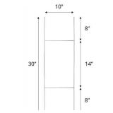 TN Supplies Yard Sign Stakes 30\"x10\" - H Stakes for Yard Signs, H Wire Frames for Outdoor Signs, Political & Real Estate Stands, Yard Sign Holder, Metal Lawn Sign Stakes 50 Pieces - Retail: $75