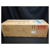 Depuley 52-Inch Ceiling Fan with Light: Black 3 Blade Outdoor Fans for Patios - Dimmable Indoor Fan with Remote APP Control Ultra Quiet DC Motor Reversible 6 Speed Timer - Retail: $98