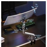 NB Ergonomic Gaming Monitor-Arm for Flat/Ultrawide/Curved Monitors 27