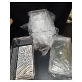 4 Pack Fridge Organizer Drawers, Stackable Pantry Organizers and Storage, Clear Pull-Out Refrigerator Organizer for Fruit, Vegetable Storage and Keep Fresh - Retail: $49