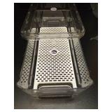 4 Pack Fridge Organizer Drawers, Stackable Pantry Organizers and Storage, Clear Pull-Out Refrigerator Organizer for Fruit, Vegetable Storage and Keep Fresh - Retail: $49