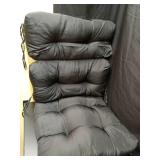 QILLOWAY Indoor/Outdoor High Back Chair Cushion,Spring/Summer Seasonal Replacement Cushions.(Dark Grey) - Retail: $50