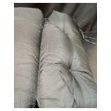 QILLOWAY Indoor/Outdoor High Back Chair Cushion,Spring/Summer Seasonal Replacement Cushions.(Dark Grey) - Retail: $50