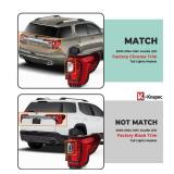 KNSPEC LED Tail Lights Assembly Compatible with 2020-2023 Acadia Outer Rear Lights Assemblies GM2801316 84863045(20-24 outer Right Passenger Side) - Retail: $82