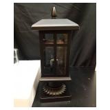 Brilvibera Outdoor Post Light 2 Packs Dusk to Dawn, Post Lights Outdoor Electric with Pier Mount, Pole Lanterns Outdoor for Yard, Driveway, Path, Black - Retail: $89