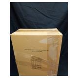 Brilvibera Outdoor Post Light 2 Packs Dusk to Dawn, Post Lights Outdoor Electric with Pier Mount, Pole Lanterns Outdoor for Yard, Driveway, Path, Black - Retail: $89