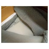 PELZIN Indoor Dog House - Orthopedic Dog Tent Bed w/Egg-Crate Foam - Pet Bed with Cover Cave - Waterproof Lining - Nonskid Bottom, Ideal for Large Breeds & Fits 36-Inch Crate - 35\"x22\" - Retail: $90