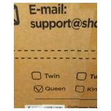 2.5\" Cooling Gel Infused Memory Foam Mattress Pad Queen - Retail: $130