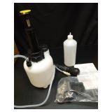 FAITIO 3L Brake Fluid Bleeder Kit w/ 1L Catch Bottle, Pressure Brake Bleeding Tool, Manual Power Bleeder Pump for Brakes and Clutch System, Includes 43.5/45/49.5/50.7mm Master Cylinders Caps - Retail: