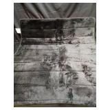 Set of 2-Buganda Memory Foam Bath Mat, 47\" x 32\", Ultra Soft and Non-Slip Bathroom Rugs, Water Absorbent and Machine Washable Bath Rug Runner for Bathroom, Shower, and Tub, Black - Retail: $80