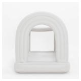 PLAYSMOL Mini Rainbow Inflatable Bounce House, Jumping House for Indoor Play, Bouncy Castle for Toddlers & Kids 3-6, Easy Set Up & Storage - Retail: $230