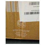 PLAYSMOL Mini Rainbow Inflatable Bounce House, Jumping House for Indoor Play, Bouncy Castle for Toddlers & Kids 3-6, Easy Set Up & Storage - Retail: $230