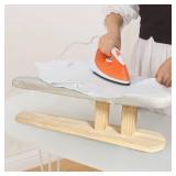 DE-LIANG Padded Chest & Sleeve Tailor Ironing Board Long with Wooden Base for Household Tools, Tailor Dress Forms, Travel Use - Retail: $41