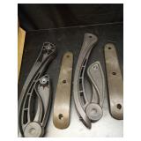 Generic 2Pcs Universal Office Chair Armrest Replacement Convenient Accessory Movable, 4 Holes, 37cmx6.5cmx28cm - Retail: $36