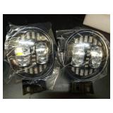BICYACO New Version LED Fog Light Compatible with Dodge Ram 1500 2002-2008 Dodge Ram 2500/3500 Pickup Truck 2003 2004 2005 2006 2007 2008 2009-1 Pair Black - Retail: $70
