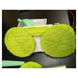 Hover Cordless Electric Mop, Up to 70 mins Powerful Battery, Electric Spin Mop with Dual Spinning Heads, 4 Microfiber Pads & 2 Floor Scrubber Pads, for Hardwood/Bathroom/Tile Floor Cleaning - Retail: 