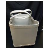 Simple Modern Extra-Large Beach Bag | Waterproof Getaway Rubber Tote with Zipper Pocket for Travel, Pool, Boat, Groceries, Sports | Almond Birch - Retail: $64