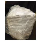 DuPont Tyvek 400 Hooded Coveralls with Elastic Wrists & Ankles Size Large.  White Front/Blue Back 25 ct. - Retail: $152