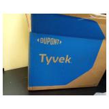 DuPont Tyvek 400 Hooded Coveralls with Elastic Wrists & Ankles Size Large.  White Front/Blue Back 25 ct. - Retail: $152