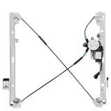 XIMAKA Front Driver Side Power Window Regulator with Motor (2 Pins) Fit for 2001-2006 Chevrolet Silverado 1500 3500, Avalanche Suburban GMC Sierra 1500 2500 3500 Yukon XL Cadillac Escalade, 741-644 - 