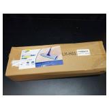 18\" Professional Microfiber Mop Floor Cleaning System, Flat Mop with Stainless Steel Handle, 4 Reusable Washable Mop Pads, Wet and Dust Mopping for Hardwood, Vinyl, Laminate, Tile Cleaning - Retail: 