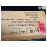 WEIDIORME 2 Pack Lightweight Camping Chairs for Adults & Teens, 250LBS Capacity Foldable Portable Chairs with Carry Bag, Compact Design for Camping, Beach, Picnics, and Outdoor Events - Retail: $40