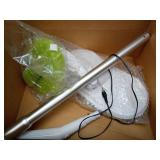 18\" Professional Microfiber Mop Floor Cleaning System, Flat Mop with Stainless Steel Handle, 4 Reusable Washable Mop Pads, Wet and Dust Mopping for Hardwood, Vinyl, Laminate, Tile Cleaning - Retail: 