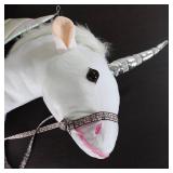 Jason Party Kids Unicorn Ride On Costume T-Rex Dragon Animal Halloween Cosplay - Unicorn-M - Retail: $40