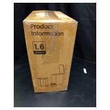 Cesun Small Bathroom Trash Can with Lid Soft Close, Step Pedal, 6 Liter / 1.6 Gallon Stainless Steel Garbage Can with Removable Inner Bucket, Anti-Fingerprint Finish (Gray) - Retail: $40