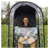 WeatherPodÂ® The Original Shark Tank MyPodâ¢ 1-2 Person Pop-Up Pod - Stay Warm, Dry, and Out of The Sun - Weather Pod for Sports, Rain, or Wind (Royal Blue, 40\" L x 40\" W x 59\" H) - Retail: $