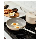 Caraway Nonstick Ceramic Frying Pan (2.7 qt, 10.5\") - Non Toxic, PTFE & PFOA Free - Oven Safe & Compatible with All Stovetops (Gas, Electric & Induction) - Black - Retail: $113