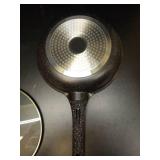 Caraway Nonstick Ceramic Frying Pan (2.7 qt, 10.5\") - Non Toxic, PTFE & PFOA Free - Oven Safe & Compatible with All Stovetops (Gas, Electric & Induction) - Black - Retail: $113